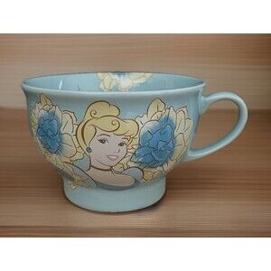 Disney Store Cinderella Butterfly 14oz Coffee Tea Soup Cup Mug
